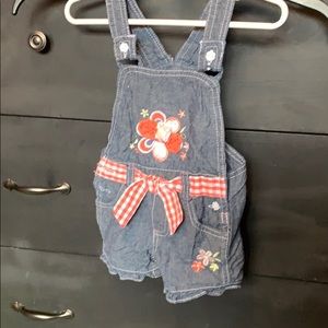 Baby jean overalls